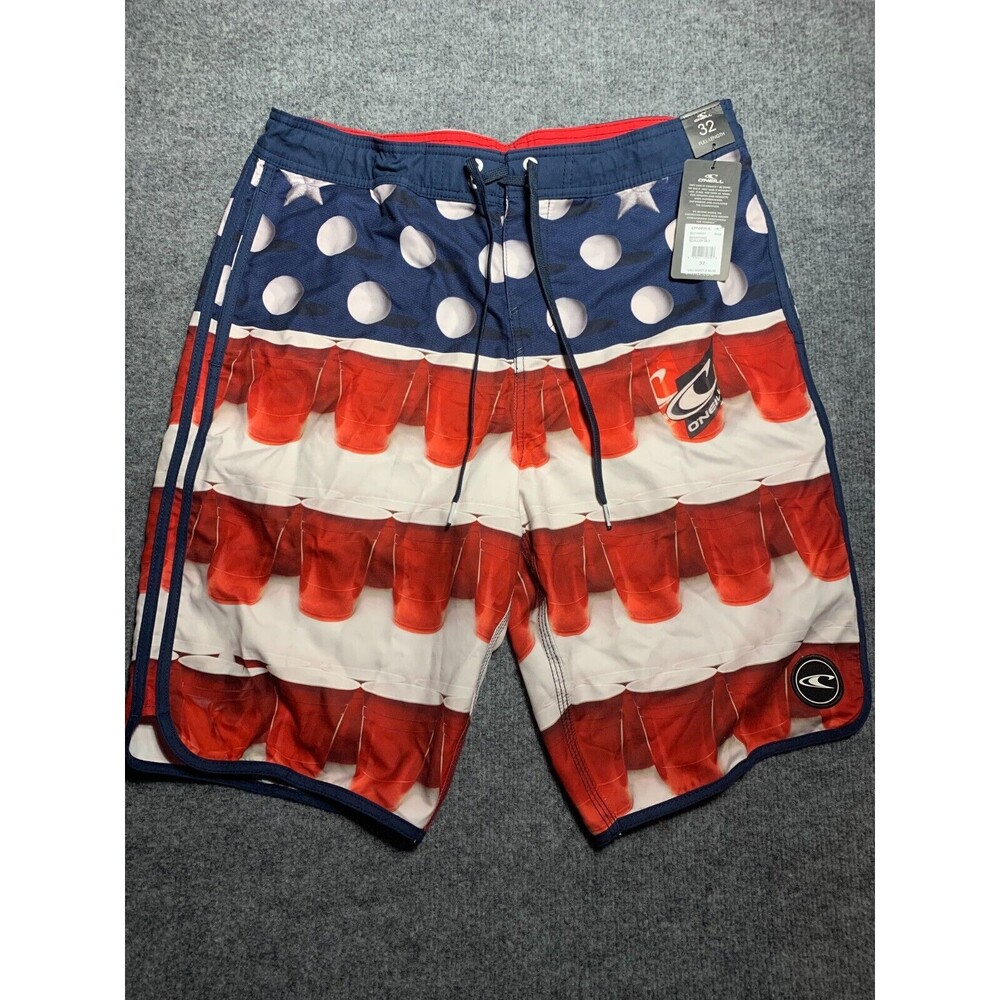 oneill beerpong scallop 24-7 shorts 32